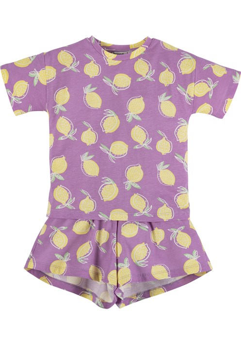 Lemon Pyjama Short Set