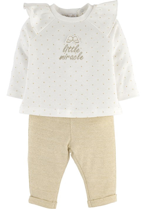 Glittery Embroidered 3-Piece Set