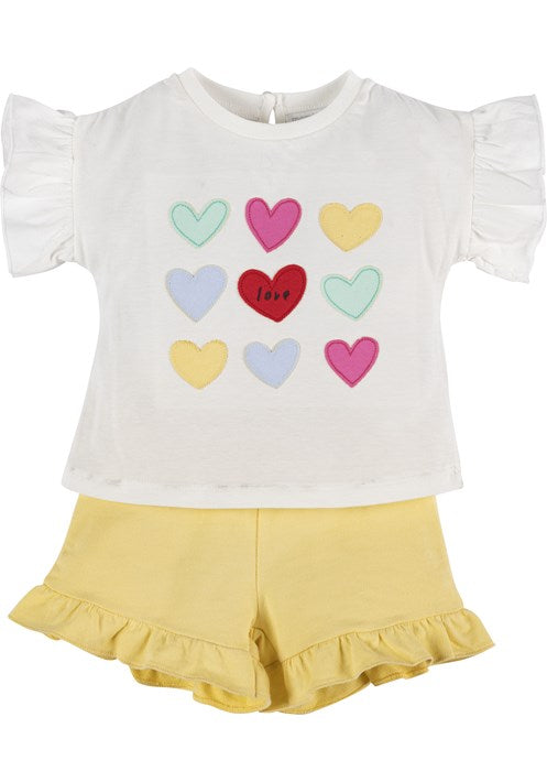 Heart Shorts Set