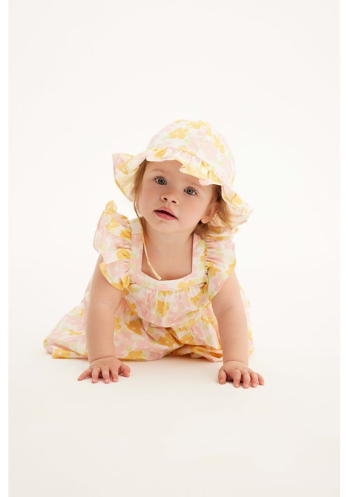 Yellow Floral Dress