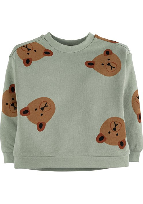 Teddy Bear Printed Sweatshirt