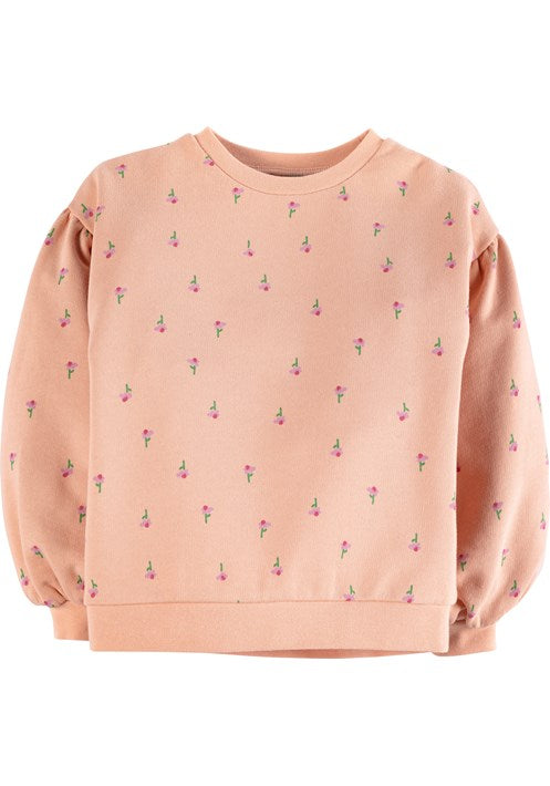 Flower Printed Sweatshirt