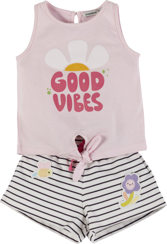 Good Vibes Shorts Set